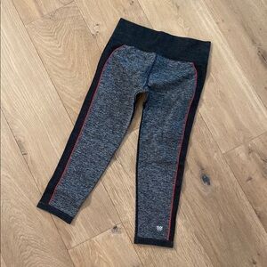 Forever 21 Gray and Black Cropped Leggings